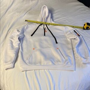 White Hooded Men's Sweater